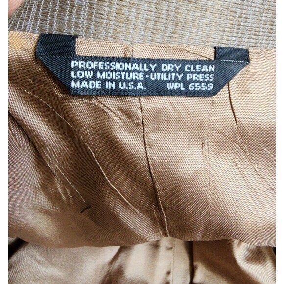 Silverado Western Dress Jacket Suede Yoke 46R Vintage Brown w/Bowtie - Picture 10 of 12